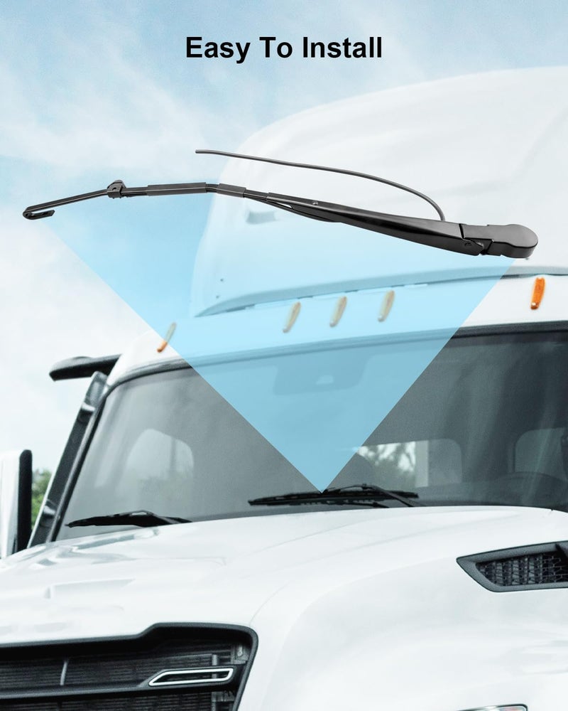 PNYZIK 1 Pc Windshield Wiper Arms Replace A22-72740-000 A22-66578-001 Fit for Freightliner Cascadia 2008-2025, Wiper Arm for Right And Left Side - Image 5